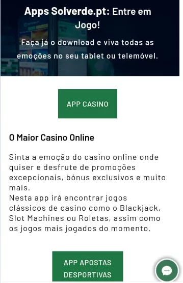 Casino Solverde app download