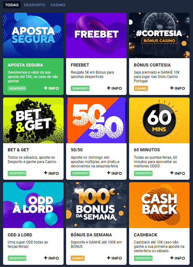 Casino Portugal bónus